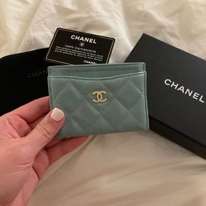 Chanel card holder
